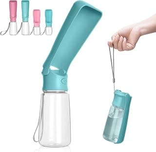 Portable Water Dispenser, Dishwasher Safe, for Puppy Small Medium Large Dogs, Pet Drink Cup for Walking Hiking Traveling