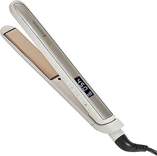 Remington Shine Therapy 1 Inch Hair Straightener, Argan Oil & Keratin | Keratin ceramic plates deliver smooth results; this flat iron reduces frizz for ideal hair styling.