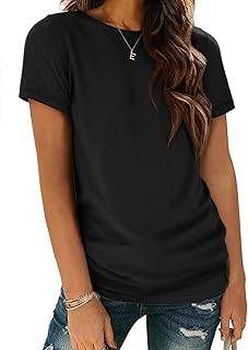 ATHMILE Womens T Shirt Summer Tops Short Sleeve Fashion School Teachers Clothes 2026 Spring Beach Vacation Trendy