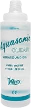 Aquasonic Clear Ultrasound Gel, 8.5 oz Squeeze Bottle, Non-Staining | Clear, acoustically correct ultrasound gel in an 8.5 oz squeeze bottle; water-soluble, non-staining, and hypoallergenic.