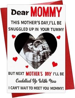 Amazon Deal Alert: WaaHome Funny First Mothers Day Card for Mom, Happy 1st Mothers Day Card with Photo Insert, First Mothers Day Pregnancy Gift Card for First Time Mom New Mom Expecting Mom Mother To Be Mommy