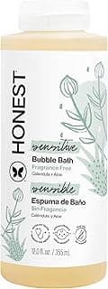 The Honest Company Bubble Bath, Hypoallergenic, Fragrance-Free, 12 fl oz