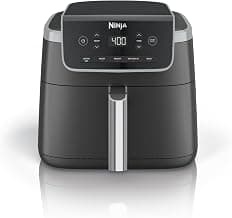 Air fry, bake, roast, reheat, dehydrate, 1750W, 400F max, Fits 4 lbs fries, Dishwasher-safe