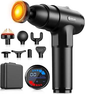 Back Massager for Pain Relief Percussion Handheld Massager FSA Eligible HSA Birthday Gifts for Him Silent Carrying case
