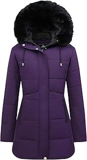 Thicken Fleece Lined Outerwear Faux Fur Detachable Hooded Parka