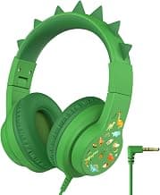 iClever HS19S Kids Headphones for School, Over-Ear for Toddler Boys Girls | SafeSound Tech, Stereo Sound, Kids Headphones with Cord, Durable Foldable 3.5mm Wired Headphone for iPad/Tablet/Travel