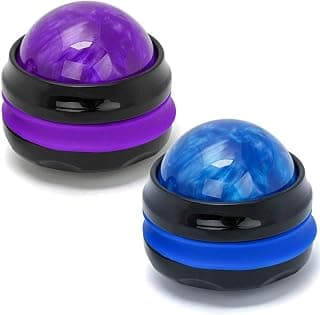 Coolrunner Massage Ball, 2-Pack Handheld Manual Roller Massager | Self Massage Therapy and Relax Full Body Tools, For Sore Muscles, Shoulders, Neck, Arms, Legs, Back, Foot, Body