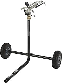 Amazon Deal Alert: Strongway Wheeled Sprinkler - 1 1/4in. Sprinkler Head with 5 Nozzles, 10in. Flat-Free Tires