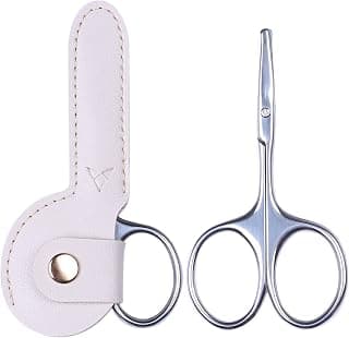 YOUYISI 3.75" Round Tip Safe Mini Pubic Hair Scissors For Women, Small Personal Beauty Vaginial Grooming Trimming Bikini Scissors (Pink)