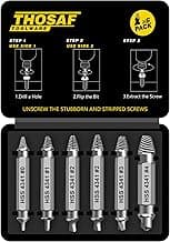Damaged Screw Extractor Set,Christmas Stocking Stuffers for Adults Men Him | Gifts for Men,Mens Gifts for Dad,Husband,Stripped Screws Bolt Drill Bit Tools for Easy Removal of Rusty Broken Screw