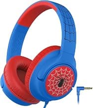 iClever Kids Headphones with Cord, 85dBA Safe Volume, Stereo Sound Foldable Adjustable, 3.5mm Jack, Over Ear Wired Headphones for Kids School/Boys/Girls/iPad/Tablet/Travel