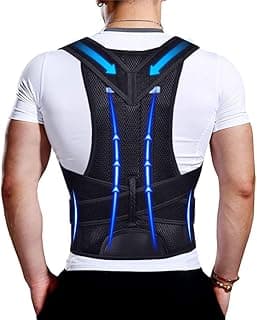 Upgraded Posture Corrector Back Brace for Men and Women, New Version Lumbar Support for Posture Improving and Pain Relief, Full Back Support for Neck, Shoulder, Waist Pain, S