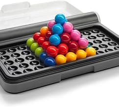 IQ Puzzler Pro | Boost Logic and Problem Solving Skills | Level Up with 120 2D and 3D Challenges from Easy to Expert | Great for Ages 6 - Adult | A Fun Travel Game in a Portable Case