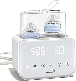 10-in-1 Functions, Precise Temp Control, LCD Display, Timer, Defrost, Sterilize, 24H Keep Warm, Baby Food Heating
