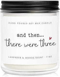 New Mom Gifts, Postpartum Gift for Moms, Gift for New Moms After Birth, New Parents Gifts for Couple, First Time Mom to Be - Lavender Scented Candle 7oz
