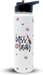 Brooke & Jess Designs Boss Lady Tumbler - Best Boss Gifts for Women - Great Travel Water Bottle Gifts for Bosses, Coworkers, Mom, Christmas, Birthday