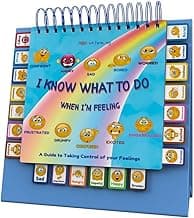 Thought-Spot I Know What to Do Flipbook | Emotions Wheel & Feelings Chart | Emotional Regulation Tool for Home, Class, or Calm Down Corner | Helps Kids Learn Coping Skills | Autism Must-Have