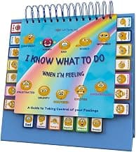 Thought-Spot I Know What to Do Flipbook | Emotions Wheel & Feelings Chart | Emotional Regulation Tool for Home, Class, or Calm Down Corner | Helps Kids Learn Coping Skills | Autism Must-Have