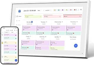 10.1" Digital Calendar, Meal Planner, Duty Chart, to Do List,HD Smart Touch Screen Home Interactive Smart Electron Calender , Gifts for Women Men, Gifts for Mom Dad- Built-in Digital Photo Frame Function