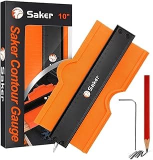 Amazon Deal Alert: Saker Contour Gauge Tool for Woodworking & DIY, Profile Gauge with Lock,Father's Day Gift for Him Men, Accurate Shape Duplicator for Flooring, Tile, Trim & Home Improvement Projects