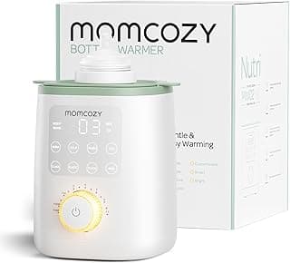 Momcozy Baby Bottle Warmer for Breast Milk, Fullest Nutrients Preserved | Fast & Even Heat, Night Light for Nighttime Breastfeeding, One-Touch Easy Use, Newborn Essentials Supplies Gift for Mom