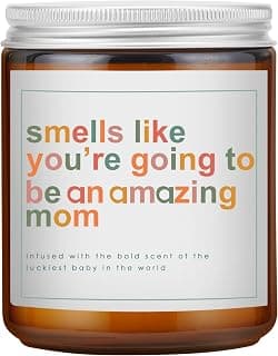 Mothers Day Gifts for Mom,New Mom Gifts,Gift for New Moms,Mothers Gift After Birth-7 OZ Lavender Soy Wax Candle