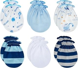 Baby Mittens No Scratch, Newborn Gloves 0-6M, Registry Essential
