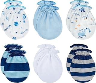 Baby Mittens No Scratch, Newborn Gloves 0-6M, Registry Essential