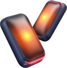 2-Pack, 3 Heat Levels, Fits in Gloves, Winter Sports Hunting Essentials, Secret Santa Stocking Stuffers Gifts for Men Women