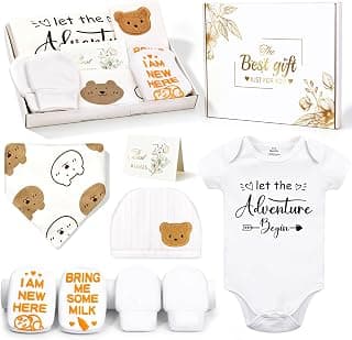 Baby Shower Gifts for New Mom, 8 Pcs Gender Reveal Gifts for New Parents | Gifts for Pregnant Women, First Time Mommy Daddy to Be, Expecting Mom, Baby Announcement, New Mother Gifts After Birth