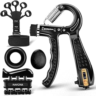 5/10 PCS Grip Strength Trainer Kit, Hand Gripper Strengthener, Finger Exerciser