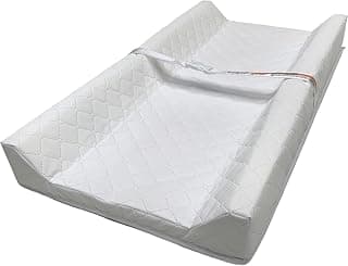 Ingenuity Contoured Changing Pad – Includes Waterproof Changing Liner and Safety Fastening Strap with Quick-Release Buckle