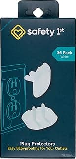 Safety 1st Electrical Outlet Baby Proof Covers, Secure Outlet Plugs, Baby Proofing, 36 Count