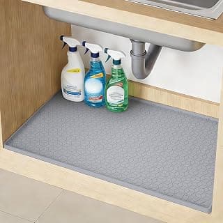 Silicone, Cabinet Protector, Home Organizer, for Kitchen, Bathroom, Multipurpose, Easy Clean, Leak Proof, Organizes Cabinets