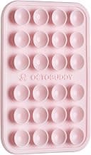 OCTOBUDDY Classic - Silicone Suction Phone Case Adhesive Mount - Hands-Free, Strong Grip Holder for Selfies and Videos - iPhone and Android Compatible - 2.25″ x 3.25″, Chalk Pink