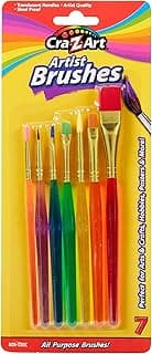 Cra-Z-Art Artist Brushes, Assorted Sizes Blist Carded, 7 Count