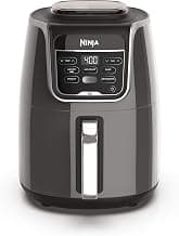 Ninja XL Air Fryer | 5.5 QT Capacity fits 3lbs of Wings | 5-in-1 Air Fry, Roast, Bake, Reheat & Dehydrate | 400°F Max Temp | 1750 Watts | With Dishwasher Safe Parts & Recipe Guide | Grey | AF150AMZ