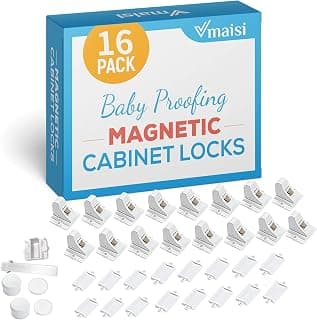 Children Proof Baby Locks - Adhesive or Screws Fixed for Cabinets and Drawers Protection