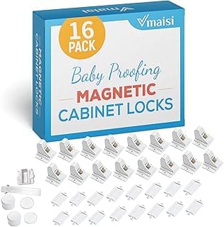 Children Proof Baby Locks - Adhesive or Screws Fixed for Cabinets and Drawers Protection