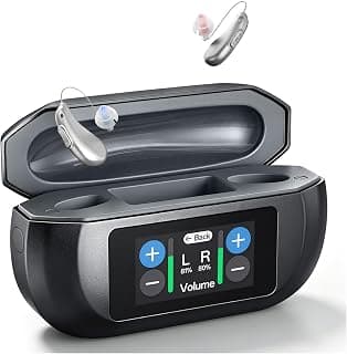 16 Channel Digital Chip, Touchscreen With 10 Volume Levels, Four Modes, 100 Hours Battery Life,Comfortable and Discreet
