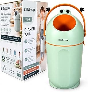 Odor Control, Uses Regular Trash Bags, Hands-Free Disposal System, Smell Proof, Easy Open Handle