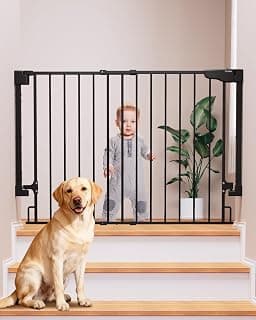 Deal Alert! Cumbor Hardware Mounted Baby Gate: Summer Safety Must-Have!