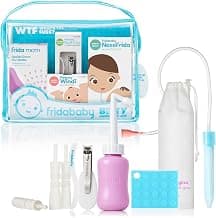 Baby Bitty Bundle of Joy Mom & Baby Essentials Healthcare and Grooming Gift Kit Includes Peri Bottle, NoseFrida Snotsucker, Windi Gaspasser & Nail Clipper + File Set