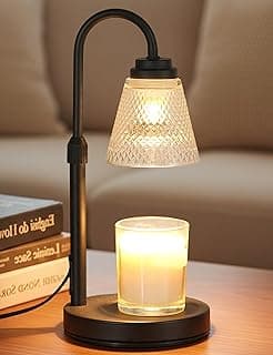 Dimmable Candle Warmer for Jar Candles, Height Adjustable Wax Melt Warmer, Room Decor Desk Lamp, House Warming Gifts New Home