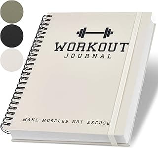 Amazon Deal Alert: The Ultimate Fitness Journal for Tracking and Crushing Your Gym Goals - Detailed Workout Planner & Log Book For Men and Women - Great Gym Accessories With Calendar, Nutrition & Progress Tracker