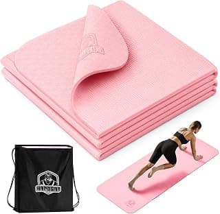 Ideal for Home Workout, Yoga, Pilates, Stretching & Travel, Durable & Eco-Friendly, Includes Carry Bag