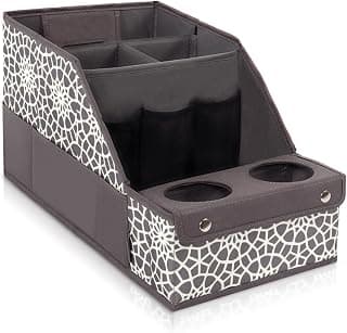 MULISOFT Car Seat Organizer - Backseat with 11 Compartments, 2 Cup Holders, and 2 Oversized Side Pockets for Travel and Storage | Made from durable Oxford fabric with a waterproof surface, anti-slip buckles, and a foldable design for easy storage.