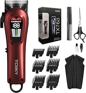 TCMKY Hair Clippers for Men Barber Clippers Rechargeable Hair Trimmer Kit | Professional Clippers for Men Cordless&Corded for Hair Cutting & Grooming for Household