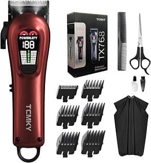 TCMKY Hair Clippers for Men Barber Clippers Rechargeable Hair Trimmer Kit | Professional Clippers for Men Cordless&Corded for Hair Cutting & Grooming for Household