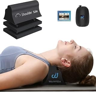WANYIDA Neck and Shoulder Relaxer, Neck Stretcher Chiropractic Pillows for Pain Relief, Cervical Traction Device for Cervical Spine Alignment,FSA HSA Eligible